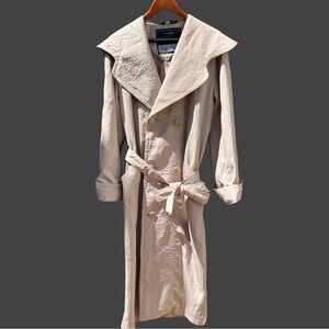 Arctic Classic Double-breasted Front Belted Trench Coat Unisex L